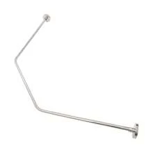 YUNRUX Modern Shower Curtain Rod, 304 Stainless Steel, Adjustable From 17.72-29.53 Inches, Diamond Shape, Drill-Free Installation, Easy To Clean,  To Use - C - View 1