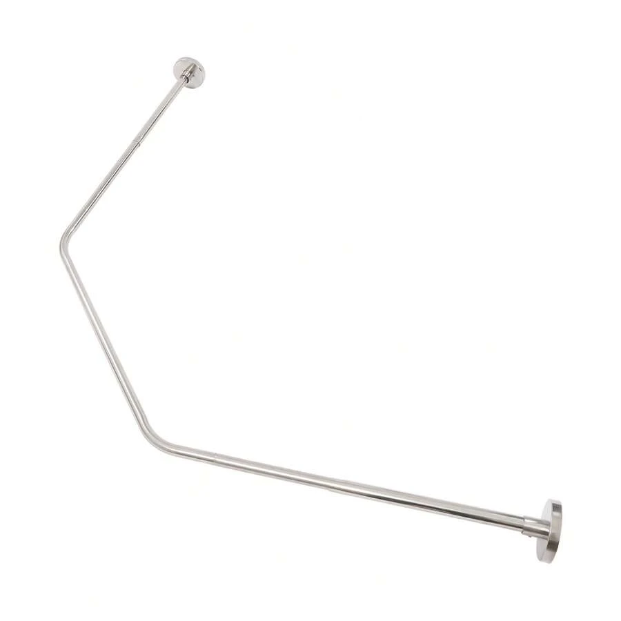 YUNRUX Modern Shower Curtain Rod, 304 Stainless Steel, Adjustable From 17.72-29.53 Inches, Diamond Shape, Drill-Free Installation, Easy To Clean, To Use - C - View 1