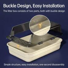 Cat Litter Box Enclosures - Black - View 4