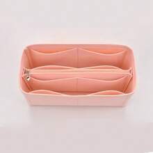 1pc Tote Bag Organizer Insert, Multi-Functional Tote Bag Inner Liner, Layered Zipper Storage Organizer Bag For Commuter Bag, Multi-Compartment Zipper Shaped Bag Organizer For Handbag, Multi-Pocket Cosmetic Power Bank Key Organizer Inner Liner Bag,Back To School - View 19