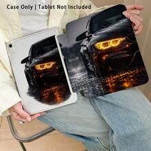 黑色跑車圖案彩繪效果平板保護殼，適用於 Matepad SE 11/MatePad 11/MatePad 11.5 2025/Pad 8/9/10/X8/X8A/X9、Xiaoxin、Apple 10代/A16 11代/Air/Pro 11及A9 - 款式2 - 查看 6