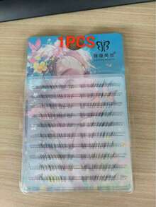 80 Clusters Pitiful Lower Eyelashes Waterproof Sweat-Proof Long-Lasting Smudge-Proof, Essential Daily Summer Travel Makeup, Partial False Eyelashes, Eyelashes One By One, Lash Clusters - View 8
