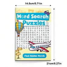 Word Search Puzzle Activity Book, Improve Focus And Language Skills By Finding And Circling Words, Perfect For Home, Work Breaks Or Travel - Word Search Workbook - View 6