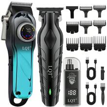 LQT 5pcs/4pcs/3pcs/1pc Multi-Function Hair Clipper Set - Men's Hair Clipper, Beard Trimmer, Nose Hair Trimmer And Razor, Cordless Use, USB-C Charging, Suitable For Home, Salon And Travel, Perfect Men's Gift For Father's Day Or Christmas - View 16