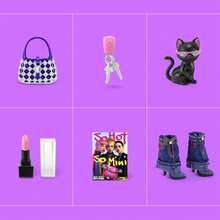Mini Brands 時尚系列 4 (1 包裝) ZURU 出品 – 新奇開箱收藏玩具，含 5 個神秘迷你時尚包、鞋子與配件，80 多種款式可供收藏，適合 3 歲以上兒童、青少年與成人 (隨機) - 彩色 - 查看 5