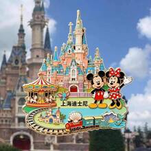 Disney 1個 2026 米奇鼠造型金屬磁鐵冰箱貼，趣味裝飾收藏紀念品禮物，適合家庭，美學居家 - A - 查看 8