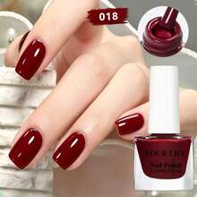 FOUR LILY 6.3ml Kuteks Kuku Berbasis Air yang Dapat Dikupas, Tanpa Perlu Dipanggang, Cepat Kering, Tahan Lama, Cocok untuk Salon, DIY, dan Penggunaan di Rumah, Tersedia Berbagai Warna - MultiWarna - View 22