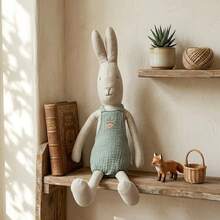 INS Nordic Home Nordic Style Cute Rabbit Companion Plush Doll 65cm Baby Companion Doll Handmade Embroidered Rabbit Plush Doll Children's Room Decor Home Soft Furnishing Christmas Easter Rabbit Gift Choice - Multicolor - View 10