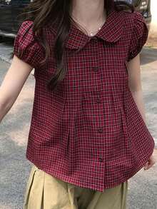 Women Blouses & Shirts - Red - View 1