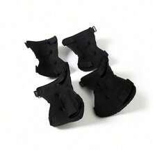 Motorcycle Knee Pads, PP Shell Anti-Fall Riding Protective Gear With Shock Absorption, 4-Piece Set Windproof Warm Adult Protective Equipment - Knee Pads (Male) - View 4