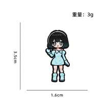 1pc Anime Series New Metal Brooch Asymmetric Shape Alien Stage 2D Character Peripheral Badge - Multicolor - View 13