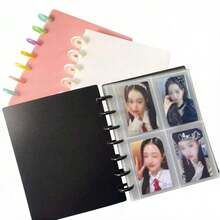 6-Ring A5 Photo Card Storage Album, Transparent Inner Pages Photo Storage Book, Suitable For 3-Inch Instant Photos And Trading Cards, Portable Collection Stationery - one-size - View 3