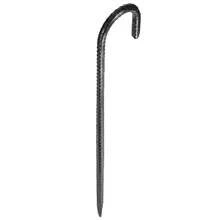 16-Inch 24 Pack Rebar Stakes Heavy Duty J Hook Galvanized Steel Ground Anchors-XY493642 - Default - View 2