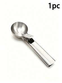 1pc Stainless Steel Multi-Function Ice Cream Scoop, Ice Cream Ball Scoop, Ice Cream Spoon, Multi-Purpose Ice Cream Spoon, Ice Cream Fruit Spoon, Party Supplies, Home Goods, Kitchen Utensils, Travel Essentials, Camping Gear, Graduation Party Supplies - Multicolor - View 12