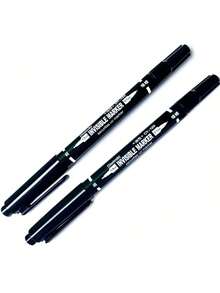 Dual Tip UV Pen 0.7mm&1.5mm,Waterproof, Anti-Fading UV Marker Pens Write On Paper, Leather, Wood, Leather, Plastic, Cloth, Ceramics, Glass, And Metal. Most Surfaces, Back To School - A - View 9