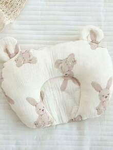 1pc Baby Head Shaping Anti-Flat Head Breathable Sweat-Absorbing All-Season U-Shaped Pillow 20*25cm - Multicolor - View 15