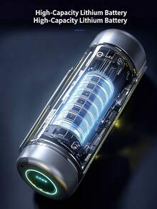 6-Head Electric Shaver For Bald Men, Magnetic Detachable Electric Razor, 6 Floating Rotary Shaving Heads, 800mAh Battery Capacity, LED Power Display, Type-C Charging, IPX7 Waterproof LED Display Wireless Head Shaver, Wet/Dry Use, Suitable For Men's Head And Face, Gift For Husband Or Father, Travel - Multicolor - View 7