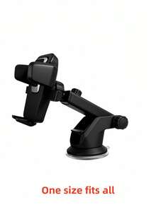 Multifunctional Car Dashboard Mount, Car Suction Cup Holder, Car Phone Holder, Navigation Mount, Rotatable, With Suction Cup, Suitable For Cars, Smartphones, Compact Design, Adjustable Angle, Car Accessories, Car Supplies, Car Interior Accessories - Black - View 17