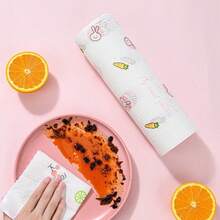 50/100/200pcs Disposable Slouchy Cleaning Cloth, Thickened Kitchen Paper Towels, Non-Stick Oil Dishwashing Cloth, Dry & Wet Dual Use, Cleaning Paper Towels, Random Pattern - Multicolor - View 4