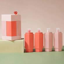1 Set (4 Buah) Set Botol Perjalanan Portabel dengan Kotak Penyimpanan, Dapat Diisi Ulang, Anti Bocor, Cocok untuk Sabun Mandi Cair, Sampo, Perawatan Kulit, Kemasan Kosmetik, Set Perawatan Perjalanan, Perlengkapan Perjalanan - MultiWarna - View 11