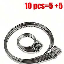 10件組汽車軸心 20-40mm/50-120mm 球籠式可調式多孔不鏽鋼夾具套組 - A - 查看 5