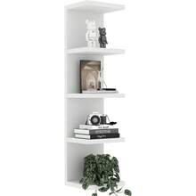 3/5-Tier Floating Wall Shelf Unit For Wall Decor & Makeup Vanity - White Narrow Cute Display Storage Shelf For Small Spaces, Decorative Vanity Shelf Room Decor - Mixed Colors - View 12