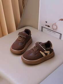 Comfortable Fashionable Kids Low-Top Shoes/Spring & Autumn Kids Shoes/PU Rubber Non-Slip Sole Kids Sports Shoes - Brown - View 5