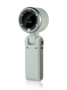 Ventilador Turbo Portátil de Mano Plegable 3 en 1, Enfriamiento de Alta Velocidad, Batería de Litio de 1200mAh, Batería Recargable, Ventilador de Cuello de Larga Duración, Accesorio de Enfriamiento de Verano - Multicolor - Ver 11