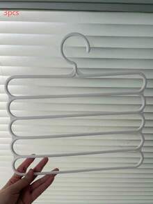 Stendibiancheria in plastica a 5 ripiani, organizer pratico per la casa. Perfetto per organizzare pantaloni, sciarpe, cravatte, jeans, gonne, stivali e capi lunghi. Ideale per l'uso in camera da letto, design minimalista, adatto all'uso quotidiano estivo e invernale delle donne, essenziale per il dormitorio universitario, scaffale per l'armadio, biancheria intima da donna, perizomi da donna, accessori per la camera da letto, stoccaggio in bagno - Multicolore - Visualizzare 10