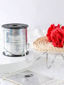 1roll Shiny Metallic Curling Ribbon For Crafts, Gifts, And Decorations - 100 Yards Of Crimped Balloon Ribbon Suitable For Gift Wrapping, Wedding, Birthday, Balloon Decoration - Curling Ribbons - View 8