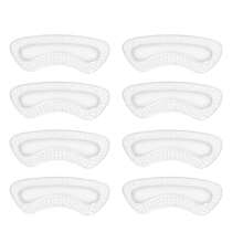 4 pares (almohadilla para antepié + almohadilla para talón) combinación, 2 en 1 unisex transparente antideslizante con masaje y absorción de impactos, almohadilla autoadhesiva para antepié, almohadilla autoadhesiva para talón de media talla con masaje granular invisible y cómoda - transparente - Ver 9