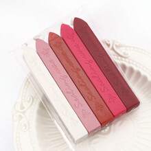 5pcs/Pack English Wax Sticks With Wick, Sealing Wax For Wax Seal Stamp, Multiple Colors Available, Suitable For Envelopes/Invitations/Scrapbooking/Gift Wrapping/DIY Handmade Decoration - 5 Sticks/pack With English Cored Wax Strips - View 42