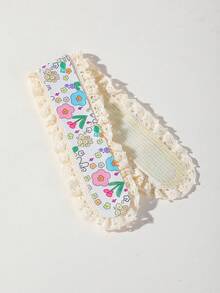 2 piezas de pinzas para el cabello con estampado de flores de tulipán coloridas para niñas, con cierre de gancho y bucle ancho, fijador no dañino para flequillo y cabello suelto, accesorio para diadema para uso diario - Multicolor - Ver 5