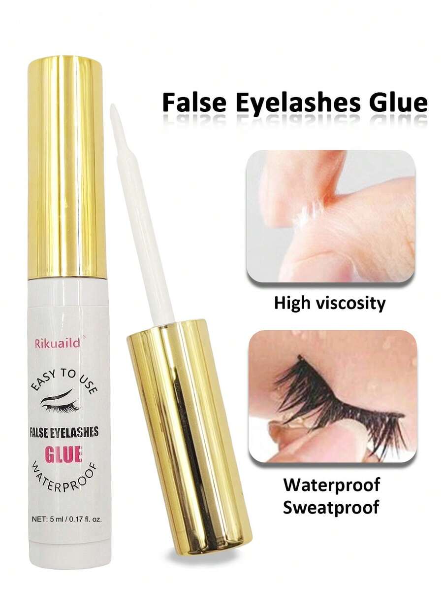1 buah lem bulu mata palsu tahan air 5ml, cepat kering, tahan lama, kuat, dan bening dari Rikuaild - MultiWarna - View 1