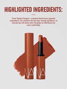 Nars Powermatte 霧面唇膏 #101 No Angel (柔棕粉色) 1.5g/0.05 Oz | 霧面妝效 | 持久顯色 | 一抹上色 | 全天舒適 | 抗暈染 | 高飽和色彩 | 奶油轉霧面質地 - 101 No Angel - 查看 4