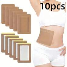 50/30/10/1pc Castor Oil Patch For Belly Button, Disposable Castor Oil Compress, Leak-Proof Belly Button Patch Cover, Portable, Breathable And Skin-Friendly - View 12