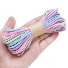 3/5mm Thick Polyester Braided Rope Solid Color Rope Suitable For Weaving Crafts Phone Lanyards, DIY Projects, Outdoor Camping, Pet Leashes - Solid Color - View 5