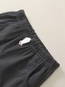 3件組 幼童男童休閒口袋長褲 抽繩裝飾 - 彩色 - 查看 3