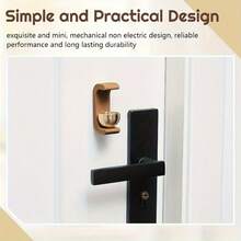 Japanese-Style Brass Doorbell - Wooden Magnetic Doorbell, Suitable For Home, Office, And Shop - Welcome Gift. - A - View 6
