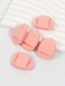 10/30/100pcs Fingertip Cushion Powder Puff, Latex-Free, Suitable For Liquid Foundation, Loose Powder, Concealer, Etc., For All Skin Types - Multicolor - View 2