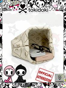 [TOKIDOKI]Cartoon IP Pattern Clutch Bag, Party Gathering Evening Bag, Daily Cosmetic Storage Bag, Foldable Portable Clasp Design, Suitable As Gift For Friends, Holiday Gift, Party Gathering - Multicolor - View 3