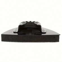 2pcs 80*80*80mm Triangle Sandpaper Pads, Designed For Quick Installation On Vibrating Tools, Suitable For Refurbishment Tasks Of Electric Machinery - Black - View 4
