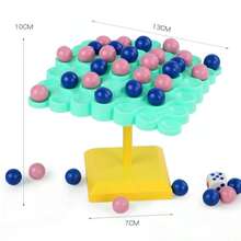 Bead Balance Tree Board Game, Multi-Player Interactive Stacking Challenge Toy, Educational Tabletop Game, Suitable For Family Gatherings, Solo Play And Group Entertainment - Multicolor - View 9