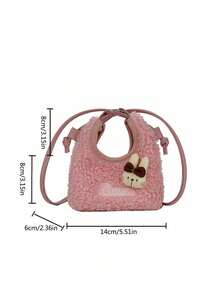Mini Bunny Tote Bag. It'S Perfect For Everyday Use, Such As Holding Coins Or Lipstick. This High-Quality Tote Bag Is Suitable For Teenagers. - Multicolor - View 8