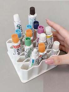 [32-Grid Storage] Ointment Storage Box, Cream And Ointment Desktop Organizer, 32-Grid Multi-Layer Vertical Storage Rack, Space-Saving Storage Rack - Multicolor - View 1