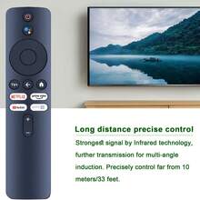 XMRM-M8 Voice Remote Control Compatible With Xiaomi TV Box S (2nd Gen) 5A Series L43R7-7AIN L65M6-RA - View 4