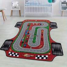 New Store Special Offer Value Pattern Carpet, Featuring Cartoon Car Block Design, Perfectly Fits Modern Nordic Style, Comfortable And Soft, Suitable For Living Room Use - Multicolor - View 3