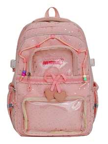 Nueva temporada escolar temporada de graduación elegante linda moda versátil mochila multifuncional de gran capacidad para pareja y viajes (sin accesorios) - Multicolor - Ver 14