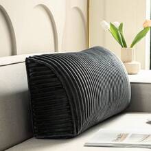 1 buah Bantal Sofa Ruang Tamu Kombinasi Sandaran Punggung, Bantal Penyangga Pinggang Empuk, Bantal Punggung Segitiga, Desain Minimalis, Cocok Untuk Kantor - Dark Grey - View 8