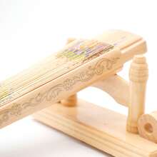 Abanico plegable con patrón aleatorio, estilo clásico español, abanico plegable vintage hecho a mano de bambú con borlas, abanico plegable minimalista de moda, abanico de danza de madera hueca pintado por ambos lados, artesanía de decoración del hogar, regalo elegante para mujeres, boda, fiesta, actuación de cheongsam - Varios estilos - Ver 7